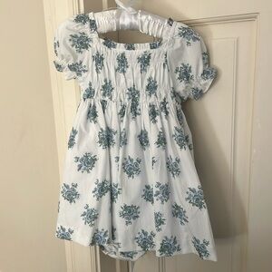 RESERVED - Edgehill x Born On Fifth Blue Floral Little Girls Dress